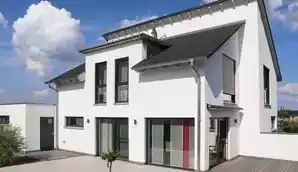 EFH mit versetztem Pultdach